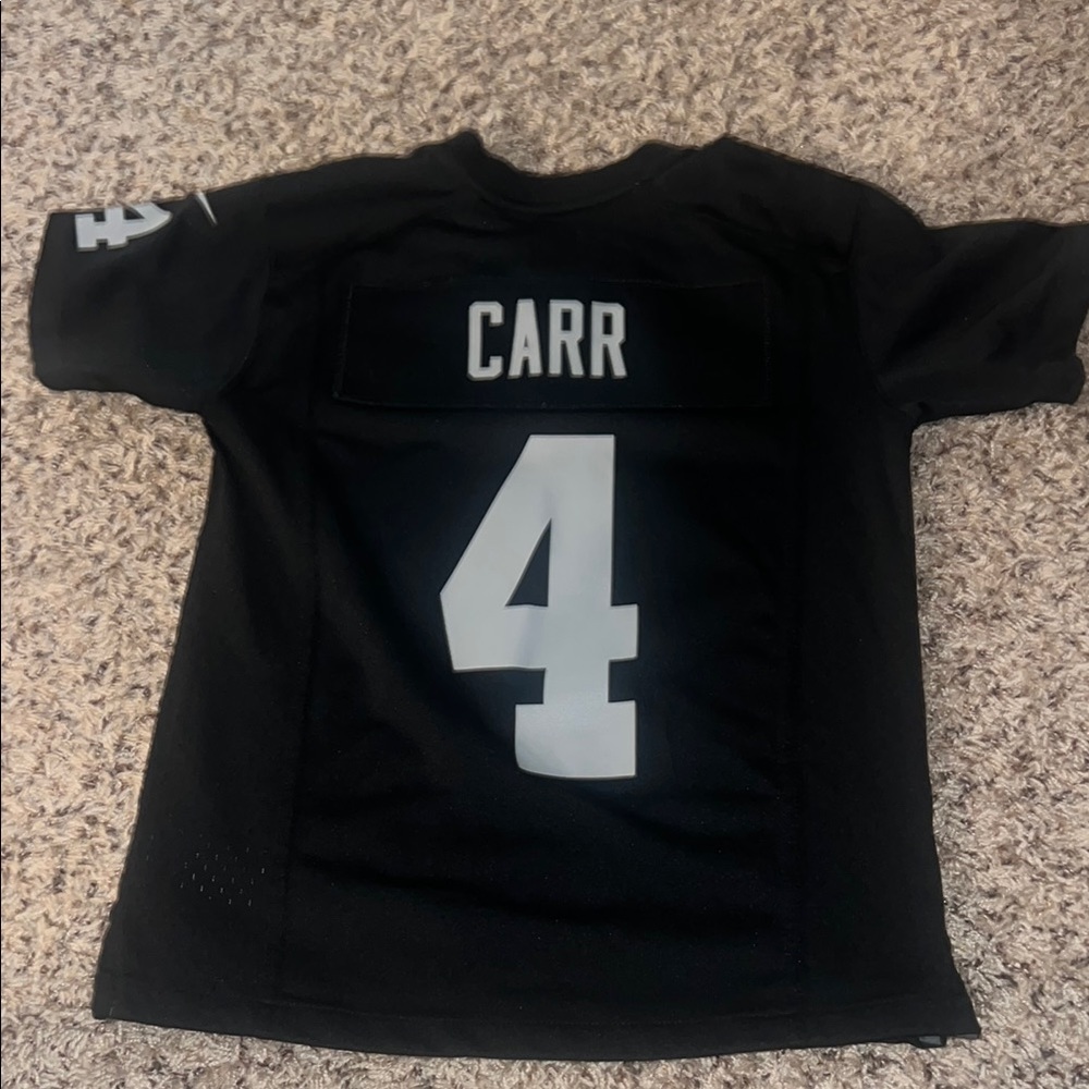 Las Vegas raiders Carr #4 youth size S
